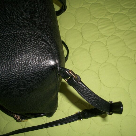 Kate Spade Leila Black Pebbled Leather Backpack/Purse main image 4